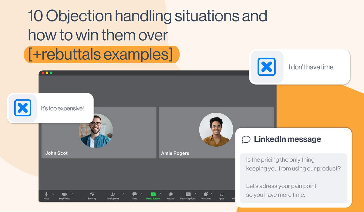 10 Objections Handling Situations With Rebuttals Examples To Win Over