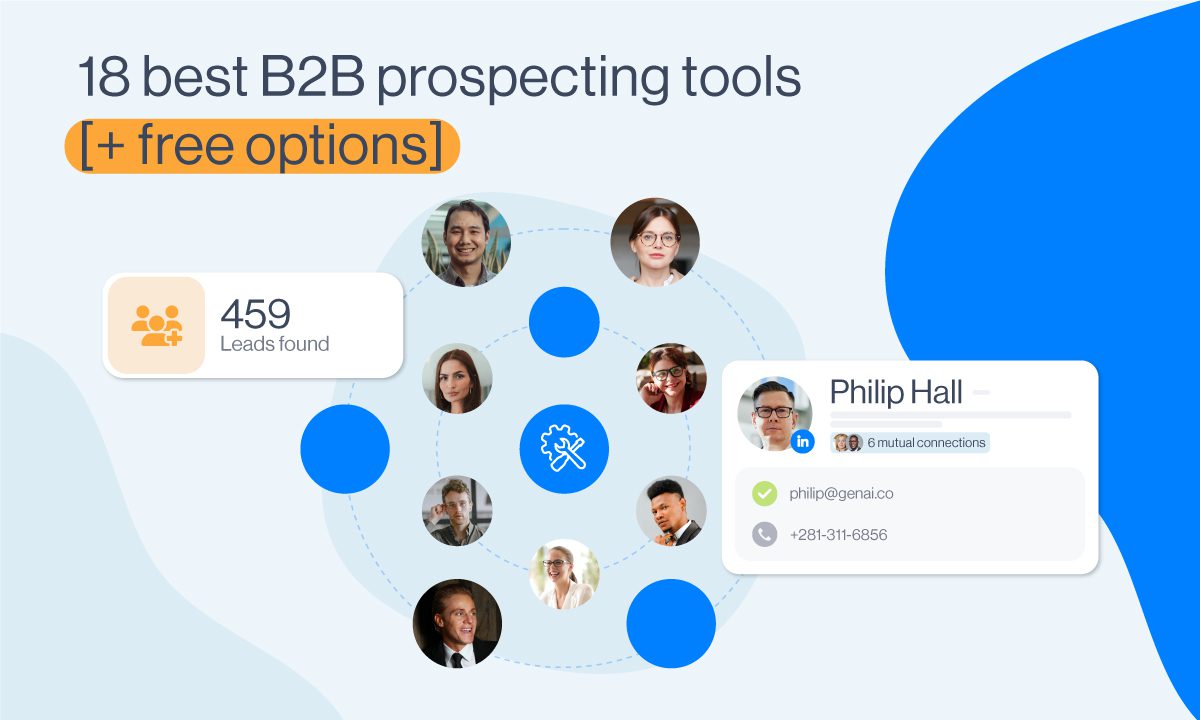 B2B prospecting tools list, cover image