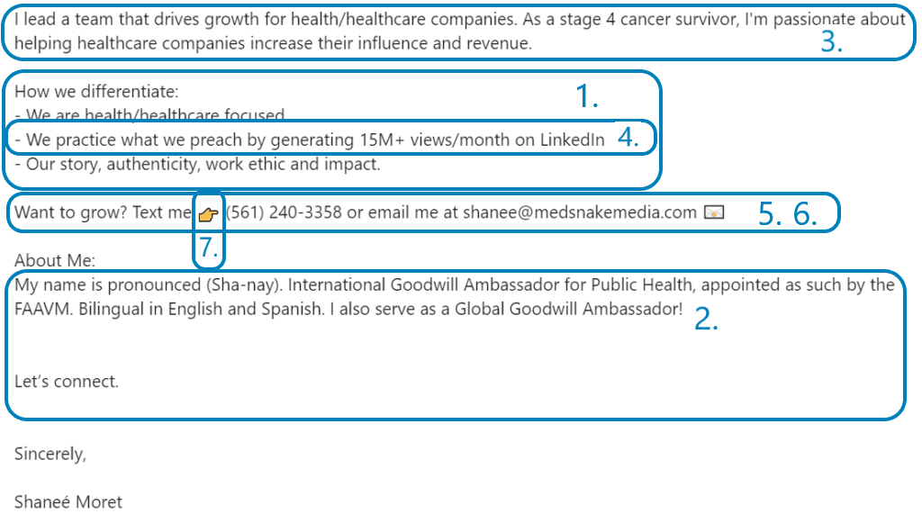 LinkedIn summary examples explained