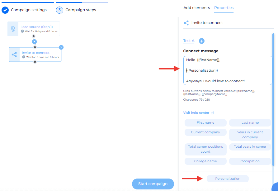 Image of Skylead smart sequence, Campaign creation, targeting leads from LinkedIn Poll