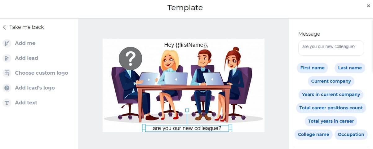 Skylead Image Template Example